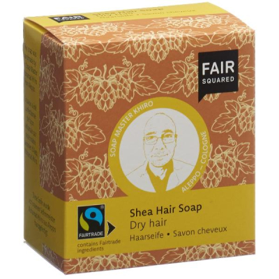 FAIR SQUARED Shea Hair Soap for Dry Hair 2 x 80 g