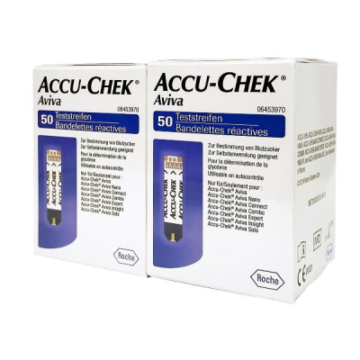 ACCU-CHEK (PI-APS) Aviva Test Strips 2 x 50 pcs