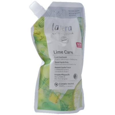 LAVERA Care Soap Lime Care Refill Bottle 500 ml
