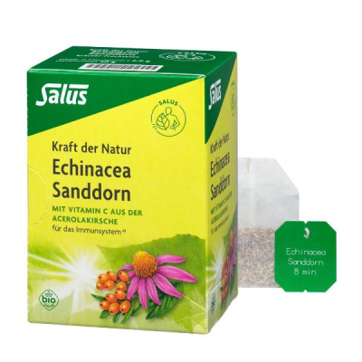 SALUS Echinacea Sea Buckthorn Organic Tea Bags 15 Pieces