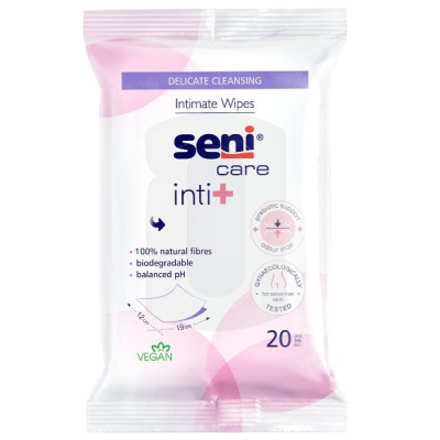 SENI Care Wet Wipes inti+ Bag 20 Pieces
