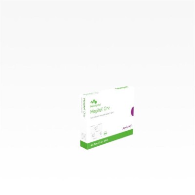 MEPITEL One Wound Dressing 6x7cm (skin tears) 5 pcs
