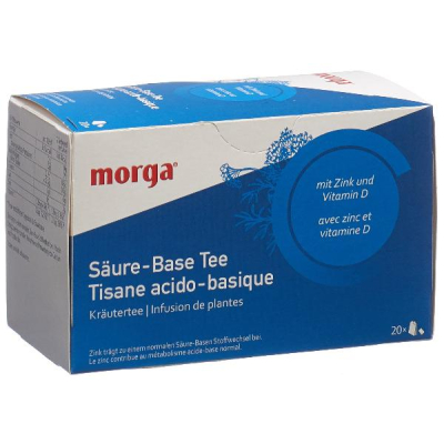 MORGA Acid-Base Tea with H Bags 20 Pieces