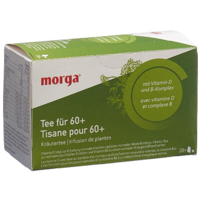 MORGA Tea for 60+ m/H Bags 20 Pieces