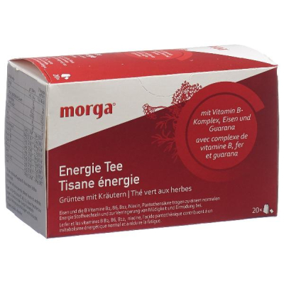 MORGA Energy Tea with H Bags 20 Pieces