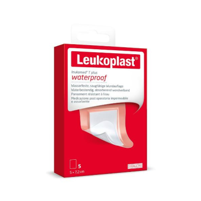 LEUKOPLAST Leukomed T+ 7.2x5cm sterile 5 pcs