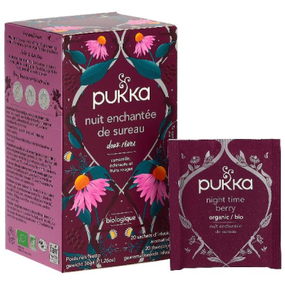 PUKKA Enchanted Night Elderberry Organic Tea FR/EN 20 pcs