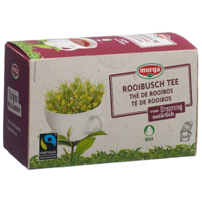 MORGA Rooibos Tea with Honey Organic Fairtrade Buds 20 pcs