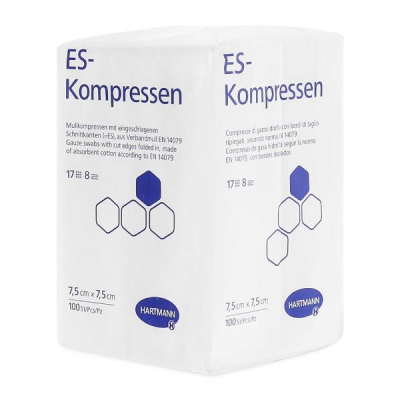 HARTMANN ES Compresses 12-fold 5x5cm 100 pcs