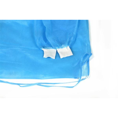 VASANO Insulated Gown Velcro Collar PP/PE 10 Pcs