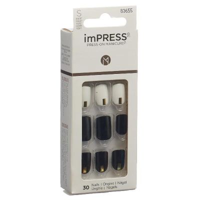 KISS ImPress Nail Kit Midnight Drive