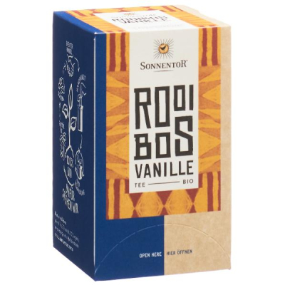 SONNENTOR Rooibos Vanilla Tea ORGANIC Bottle 18 Pieces