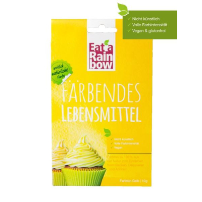 EAT A RAINBOW Yellow Food Coloring Bag 10 g