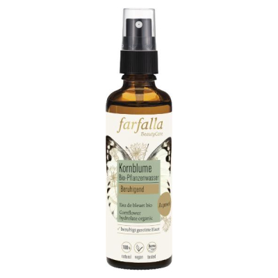 FARFALLA Organic Plant Water Cornflower 75 ml FARFALLA Organic Plant Water Cornflower 75 ml