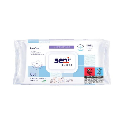 SENI Care Moisturizing Wipes Clickver 80 Pcs