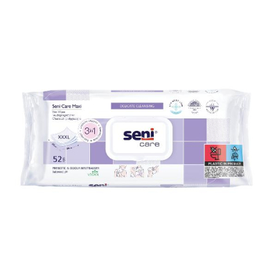 SENI Care Wet Wipes XXXL Maxi Pack 52 Pieces