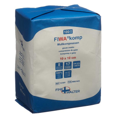 FIWA compact gauze compresses 10x10cm 100 pcs