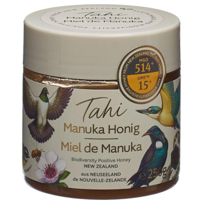 TAHI Manuka Honey UMF 15+ MGO 514+ D/F Jar 250 g