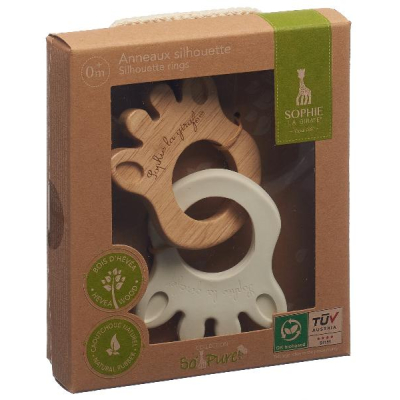 SOPHIE LA GIRAFE Silhouette So Pure Teething Ring