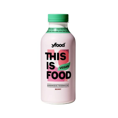 YFOOD Vegan Drink Meal Berry Flavor 500 ml YFOOD Vegan Drink Meal Berry Flavor 500 ml