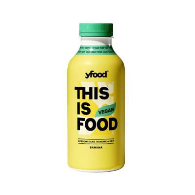 YFOOD Vegan Drinkable Meal Banana Flavor 500 ml YFOOD Vegan Drinkable Meal Banana Flavor 500 ml