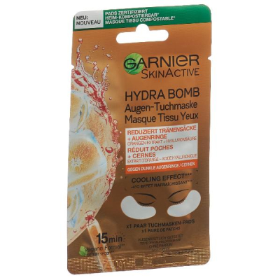 GARNIER Eye Sheet Mask Orange Hyaluronic 6 g