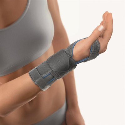 BORT Wrist Support with Aluminum Rail M Size Band Right Gray
