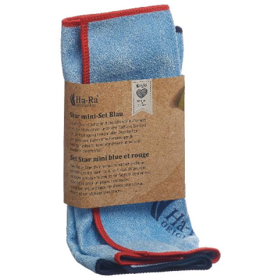 HA-RA Star Cloth Mini Set Blue 2 Pcs