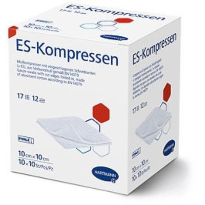 HARTMANN ES-Compress 10x10cm 12-ply 100 pieces