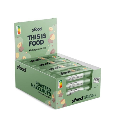 YFOOD High-Protein Bar Choco&Hazelnut 12 x 60 g YFOOD High-Protein Bar Choco&Hazelnut 12 x 60 g