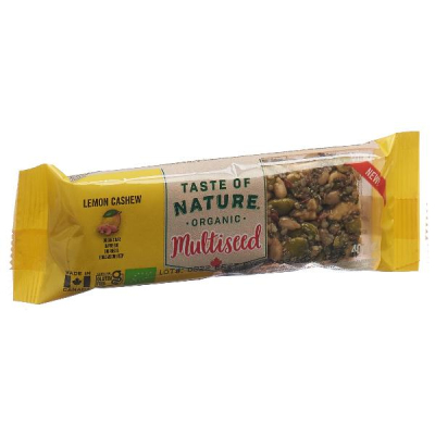 TASTE OF NATURE Multiseed Lemon Cashew Organic 40 g