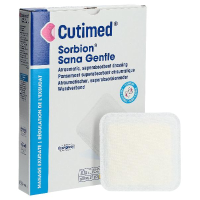 CUTIMED Sorbion Sana Gentle 12x12cm 10 Pcs