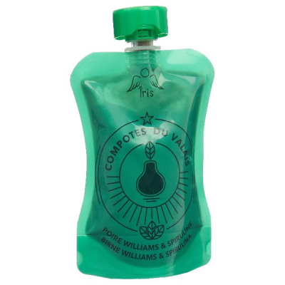 IRIS Compote Pear Spirulina Bag 100 g