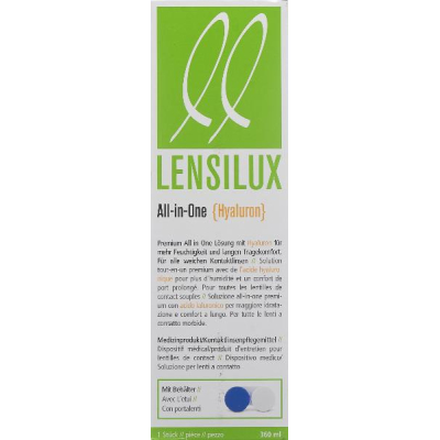 LENSILUX All-in-One Hyaluron +Case (new) 360 ml