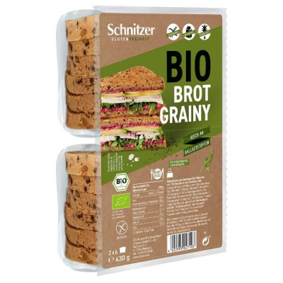 SCHNITZER Organic Bread'n Toast Grainy Bottle 430 g