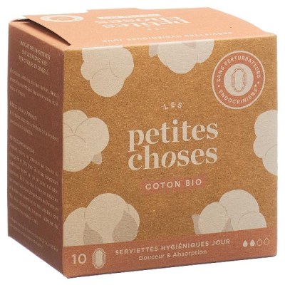 LES PETITES CHOSES Organic Day Pads for Women 10 Pcs