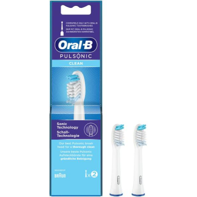 ORAL-B Pulsonic Clean Brush Heads (new) 2 pcs