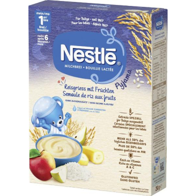 NESTLE Rice Semolina Pyjama with Fruits 6M 250 g