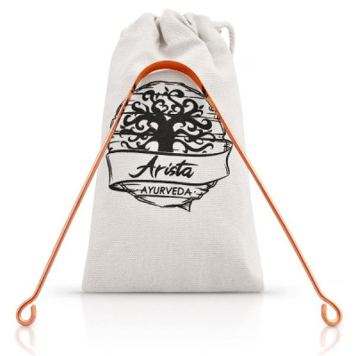 ARISTA Ayurvedic Copper Tongue Scraper