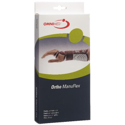OMNIMED Ortho Manu Flex Wrist M 22cm right green/brown