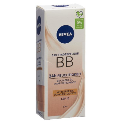 NIVEA 5in1 Day Care BB Medium SPF15 Tube 50 ml