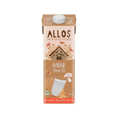ALLOS Low-Fat Oat Drink Tetra 1 lt