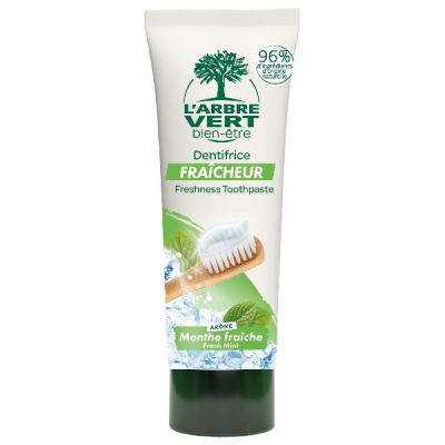 L'ARBRE VERT Refreshing ToothpasteTb 75 ml L'ARBRE VERT Refreshing ToothpasteTb 75 ml
