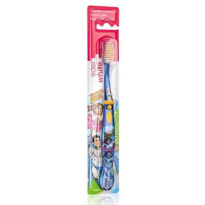 EDEL+WHITE Flosserbrush Children's Toothbrush Ultraso EW-K4D