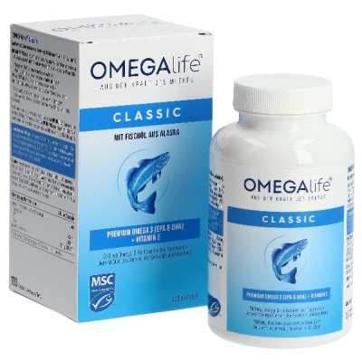 OMEGA-LIFE Classic Caps 500 mg Ds 120 pcs