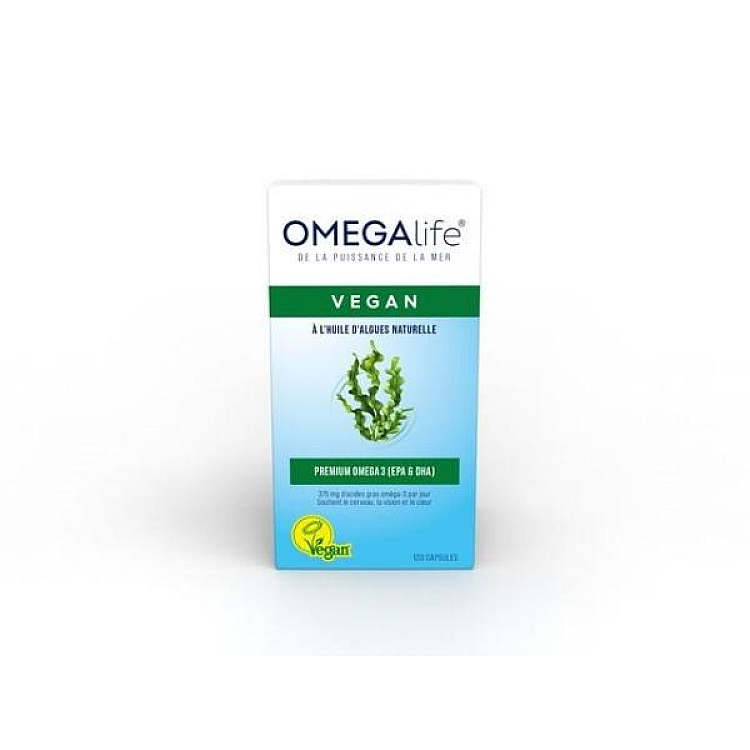 OMEGA-LIFE Algae Oil Capsules 120 pcs
