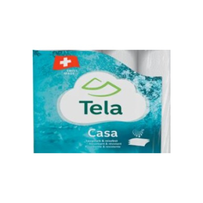 TELA Household Paper Casa 4 Rolls 50 Pieces