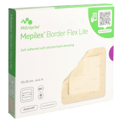 MEPILEX (PI-APS) Border Flex Lite 10x10cm 5 pezzi