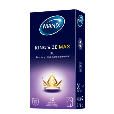 MANIX King Size Max Condoms XL 12 pcs