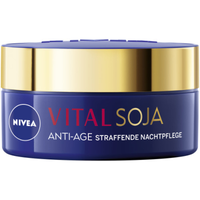 Nivea Vital Soy AA Night Cream Jar 50 мл